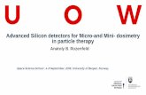 Advanced Silicon detectors for Micro- and Mini- dosimetry ... Anatol… · • Concept Microdosimetry and MKM • Benefit of particle therapy • 3D Microdosimetric detector :fabrication