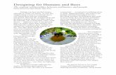 Designing for Humans and Bees - Green Bee Honey...Besides keeping honey bees, the actual gardening process is another way to bring together community, and provide habitat for wild
