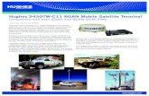 DATASHEET Hughes 9450TW-C11 BGAN Mobile Satellite … 9450TW-C11.pdfHughes 9450TW-C11 BGAN Mobile Satellite Terminal Compatible with both BGAN and BGAN M2M SIMs DATASHEET Low Cost