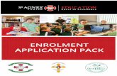ENROLMENT APPLICATION PACK - St Agnes’ Parish · Personal Development, Health and Physical Education (PDHPE). As educators in Catholic schools, the person of Jesus Christ should