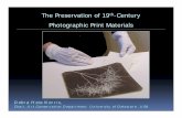 The Preservation of 19 -Century Photographic Print Materialsresources.culturalheritage.org/photo-ru/wp-content/... · The Preservation of 19th-Century Photographic Print Materials