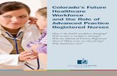 Colorado’s Future Healthcare Workforce and the Role of ... · 6 Colorado’s Advanced Practice Nurses: Who they are and why you should care Colorado’s Advanced Practice Nurses: