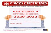 CASS OPTIONS · Year 9 Options Questionnaire 07 . Curriculum Pathway 2020 09 . Qualifications 10 . Core Subjects 11 . Course Descriptions 12 . English Language 13 . English Literature