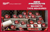 MAGNETIC TAPE MEASURES - Interline Brands · 48-22-5116 16' Magnetic Tape Measure 8/19/2013 045242296880 $30.00 $14.50 $19.99 9017800000 48-22-5125 25' Magnetic Tape Measure 8/19/2013