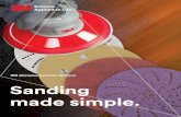 3M Abrasive Systems Division Sanding made simple. · 2018-08-27 · 3M™ Film Disc 375L ... Wood Metal Composites Mineral Backing Backing Weight Anti-Loading Coating 24 36 40 50