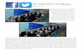 St Ciaran’s College · The festivities began with the annual Irish language mass celebrated this year by Canon Dawson. Lynette Fay from the BBC presented “fáinní” to GCSE