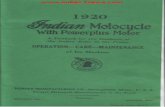 1920-Powerplus-rider-manual · INDIAN POWERPLUS Type N-20 and NE-20 Operation, Care and Adjustment UNPACKING THE MOTOCVCLE i, shipped p of On SEPARATE Side Up") SETrtNG UP MACHINE