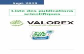 Sept. 2019 - Valorex€¦ · 2/28 Notice explicative Ce document constitue le socle scientifique de VALOREX et de la démarche de l’Association Bleu-Blanc-Cœur. L’ensemble ces