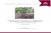 Livelihood and Transition to Certified Cacao Production in the … · 2012-03-26 · 3.1 Livelihood Practice and Strategies “The livelihood approach allows us to examine the complexity