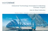 Industrial Technology Innovation In Meeting Climate ... · Steel industry's global steel sectoral approach to climate change – 48 members . as of 2013-2014 Participation open to