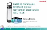 Enabling world-scale advanced circular recycling of ... › wp-content › uploads › ... · EASTMAN ADVANCED CIRCULAR RECYCLING TECHNOLOGIES PET PLASTIC WASTE Polyester renewal