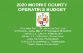 2020 Morris County Budget Presentation...911 emergency communications system upgrade • $1.3m dedicated for jail improvements as the jail generates significant revenue from shared