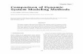 Regular Paper Comparison of Dynamic System Modeling Methodssysengr.engr.arizona.edu/publishedPapers/xDot=Ax+Bu.pdf · explain systems composed of both types of systems. The motivation