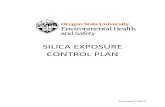 SILICA EXPOSURE CONTROL PLAN...Silicosis: A lung disease caused by inhalation of silica dust. Silica dust can cause fluid buildup and scar tissue in the lungs that cuts down the ability