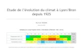 Etude du climat à la station Lyon/Bron depuis 1925 › wp-content › uploads › 2016 › 05 › ...Etude de l’évolution du climat à Lyon/Bron depuis 1925 Romain WEBER Novembre