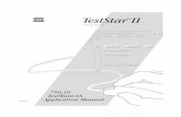 TestStar II - Minnesota State University, Mankatoamet-me.mnsu.edu/UserFilesShared/DATA_ACQUISITION/... · OOP_EX Stop Hold Run TestStar II TM ... Chapter 1 Introduction 49 Section