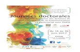 Les journées doctorales de la Sfsic se tiendront les 14, 15 et 16 … · 2017-06-07 · Les journées doctorales de la Sfsic se tiendront les 14, 15 et 16 juin 2017 à Lyon. Accueillies