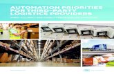 AUTOMATION PRIORITIES FOR THIRD-PARTY LOGISTICS PROVIDERS … › wp-content › uploads › ... · Moving towards paperless workflow Standardizing system processes to minimize the