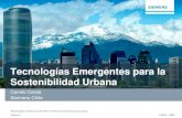 Tecnologías Emergentes para la Sostenibilidad Urbanaconferencias.cepal.org/ciudades2017/Jueves 5 Raul... · Ciudades inteligentes Transporte - Semáforos inteligentes (miden calor,