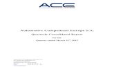 Automotive Components Europe S.A.€¦ ·