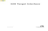GDI Target Interface - NXP Semiconductors · Debug Instrument Using GDI interface protocol“ specification. For more information on GDI DLL implementation and connection to the Metrowerks