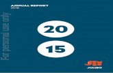 ANNUAL REPORT - ASX2015/08/27  · SEP 2014 & MAR 2015 JUMBO INTERACTIVE LTD ANNUAL REPORT 2015 MILESTONES 10 For personal use only JUN 2015 NEW BRAND LAUNCHED The new Jumbo Brand