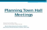 Planning Town Hall Meetings - American Postal Workers Union › sites › apwu › files › resource-files › ... · When: October 16, 2014 Thursday at 6pm Where: Tucson Community