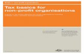 Tax basics for non‑profit organisations - City of Joondalup€¦ · 2 Only certain types of non-profit organisations are exempt from income tax. Many non-profit organisations are