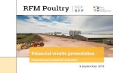 Financial results presentation - Rural Funds...2018/08/30  · This presentation has been prepared by Rural Funds Management Limited (ACN 077 492 838) (RFM) as the responsible entity