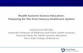 Health Systems Science Education: Preparing for the 21st-Century … · 2018-11-27 · competency-based education, specifically in regards to Health Systems Science competencies.