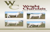 December 6, 2014 • 1 p.m. • Kearney, Mo.€¦ · The Limit who sired our top selling bull WC Sky’s The Limit 3184 in our 2014 Bull Sale selling to Lindskov-Thiel Ranch for $30,000.