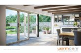 warm, secure and beautiful › uploads › files › ... · warm, secure and beautiful. ... WarmCore aluminium folding sliding doors were created out of a desire to combine the desirability