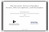 The Security-Privacy Paradox: Issues, Misconceptions, and · PDF file 2016-03-22 · privacy paradox. The solutions are highly situational, depending on the enterprise’s security