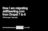 Drupal 7 to 8 Migration - cmsphilly.org 7 to... · A Little History • c. 2004: Thingamablog • c. 2009: Drupal 6 • c. 2011: Drupal 7 (migrated) • c. 2018: Dark mode redesign