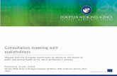 Consultation meeting with stakeholders10 Presentation title 28 February 2014 There should be a ban on the use of certain types of antibiotics (quinolones and cephalosporins) in animals,