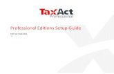 Professional Editions Setup Guide - File Your Simple 2019 ... · practice, each preparer will have the same Practice ID. Your Practice ID, EFIN and PTIN (or SSN) must be entered in
