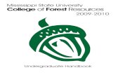 Mississippi State University College of Forest …on the transcript upon successful completion of at least 12 hours at MSU. This is an MSU policy and may not be honored at other institutions