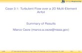 Case 3.1: Turbulent Flow over a 2D Multi-Element Airfoil 0 ... · UofM 3rd International Workshop on High-Order CFD Methods, Jan 3-4, Kissimmee, FL, USA C3.1 2/1. Geometry and provided