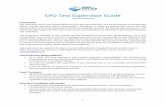CPO Test Supervisor Guide - Testrac.com Ltd · 2020-04-30 · Test Supervisor Responsibilities • As a PHTA CPO test supervisor, you assume important responsibilities. The directions