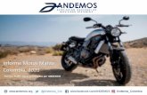 Informe Motos Marzo Colombia, 2020 · Top 30 Marcas Fuente: RUNT, Cálculos ANDEMOS 2019-8 2019-3 2020-3 Variacion Porcentual 2019 2020 Variacion Porcentual 2019 2020 Var. Puntos