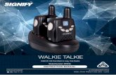 WALKIE TALKIE - Signify Electronics...service@unclebills.com.au MODEL: ET0195 PRODUCT CODE: 55913 12/2016 Model Number: ET0195 INSTRUCTION MANUAL WALKIE TALKIE AFTER SALES SUPPORT