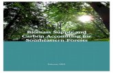 Biomass Supply and Carbon Accounting for Southeastern Forests · 2014-02-04 · on cumulative greenhouse gas emissions. Until recently, governmental policies have almost unanimously
