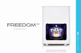 PIÙ POTENTE CHE MAI · Freedom HD è dotato di un’opzione che permette di acquisire le linee disegnate manualmente sui modelli da scansionare. Acquisizioni disegnate a mano Freedom