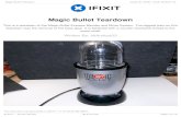 Magic Bullet Teardown - Amazon Web Services€¦ · Magic Bullet Teardown This is a teardown of the Magic Bullet Express Blender and Mixer System. The biggest pain on this teardown