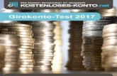 Girokonto-Test 12/2017 mit 25 Girokonten im Vergleich · 2018-01-15 · Unser Gesamt-Testsieger in diesem Jahr ist das Consorsbank Girokonto. Dieses erreichte satte 75 von 100 mögli-chen