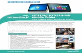 DT313H/ DT313H-MD Mobile Tablet - Rugged Tablet · PDF file Mobile Tablet Slim, Rugged Tablet with Large Display DT313H/ DT313H-MD •Intel® Core™ i7 dual core processor; high performance