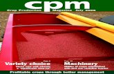 Page 6 Machinery - cpm magazine · 2016-12-05 · White House Barn, Hanwood, Shrewsbury SY5 8LP. Tel: (01743) 861122. CPM is published nine times a year by CPM Ltd and is available