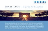 COP-21 in Paris – a guide for investors · 2018-09-14 · Institutional Investors Group on Climate Change COP-21 in Paris – a guide for investors October 2015 COP-21 could be