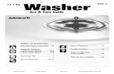 10.1 Kg Washer AAV-3dl.owneriq.net/5/5ef2b34a-0da4-4c64-9bb8-7c3f6f09f2aa.pdfSto rin g the washer Installation Special Features Not es STEP 1 WATER LEVEL SETTING LOAD SIZE Mini (select