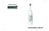 €¦ · English Introduction Congratulations on your new Philips Sonicare power toothbrush! Superior plaque removal, whiter teeth and healthier gums are at your fingertips. Using